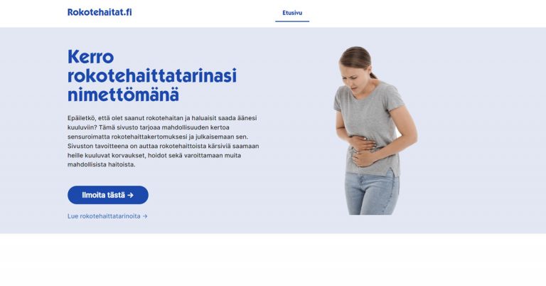 Kerro rokotehaittatarinasi nimettömänä: Rokotehaitat.fi
